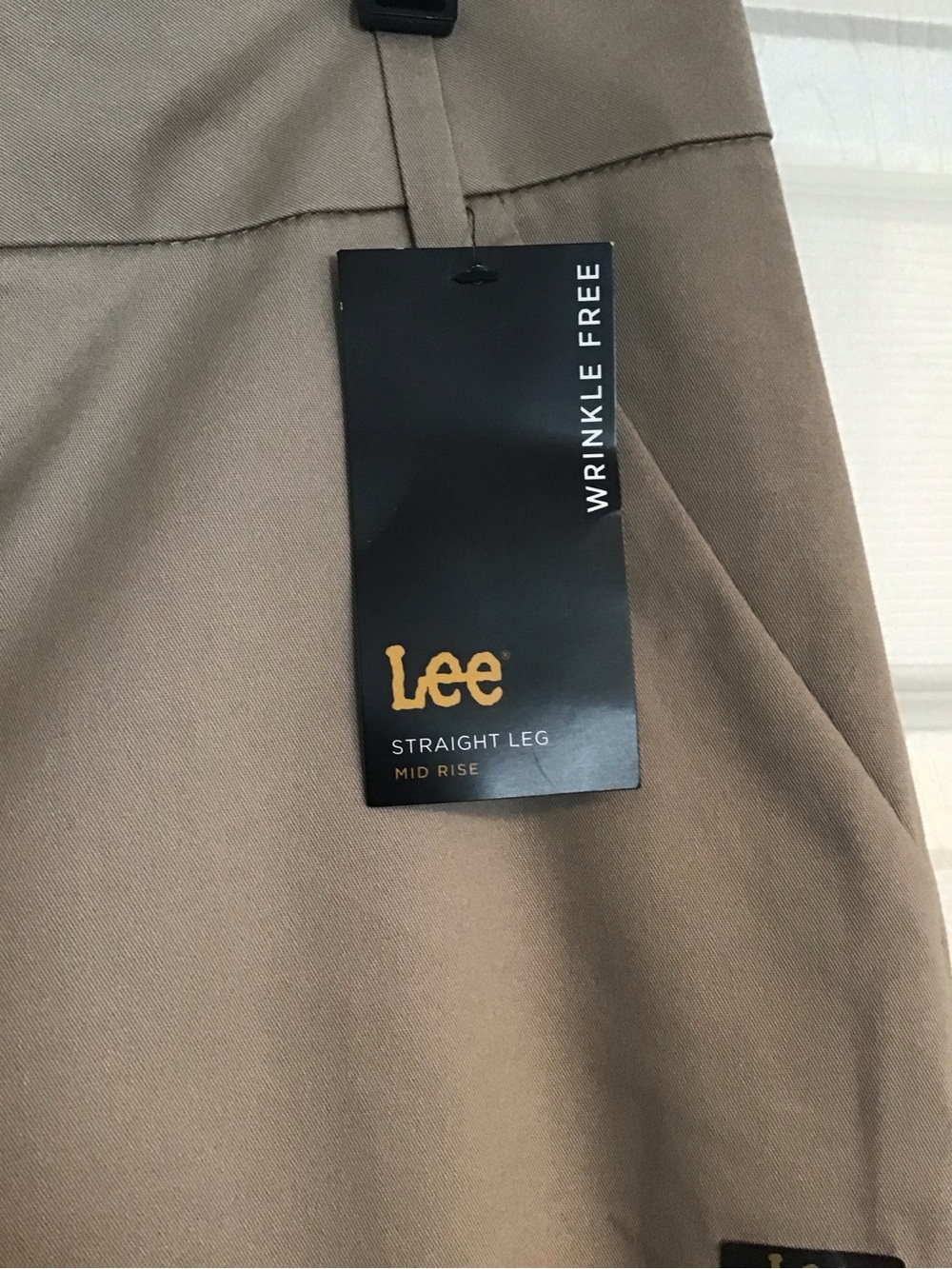 Lee Women's Straight Leg Chinos in Taupe - Picture 4 of 4